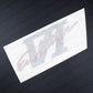 NEW GENUINE MITSUBISHI LANCER EVO 6 CP9A EVOLUTION VI DECAL STICKER MR604111
