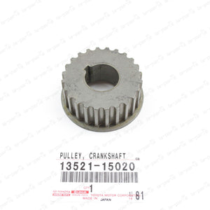 NEW GENUINE FOR TOYOTA 93-95 COROLLA CELICA CRANKSHAFT TIMING PULLEY 13521-15020