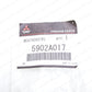 New Genuine OEM Mitsubishi Pajero Montero Front Hood Weatherstrip Seal 5902A017