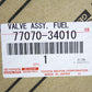 New Genuine Toyota 10-17 Sequoia Tundra Fuel Tank Reservoir Valve 77070-34010