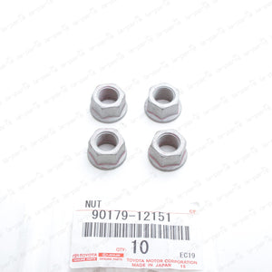 New Genuine OEM Toyota Lexus Sway Bar Link Nut 90179-12151 Qty: 4