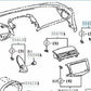 New Genuine Toyota RAV4 Center Instrument Cluster Finish Panel 55412-42060-B0