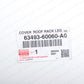 New Genuine OEM Lexus 03-09 GX470 Right Rear Roof Rack Leg Cover 63493-60060-A0