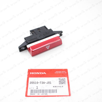 NEW GENUINE HONDA 13-17 ACCORD HYBRID RED CLEAR HAZARD SWITCH 35510-T2A-J01