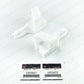 NEW GENUINE MITSUBISHI LANCER FRONT BUMPER RETAINERS SET OF 2 6400A852 6400A851