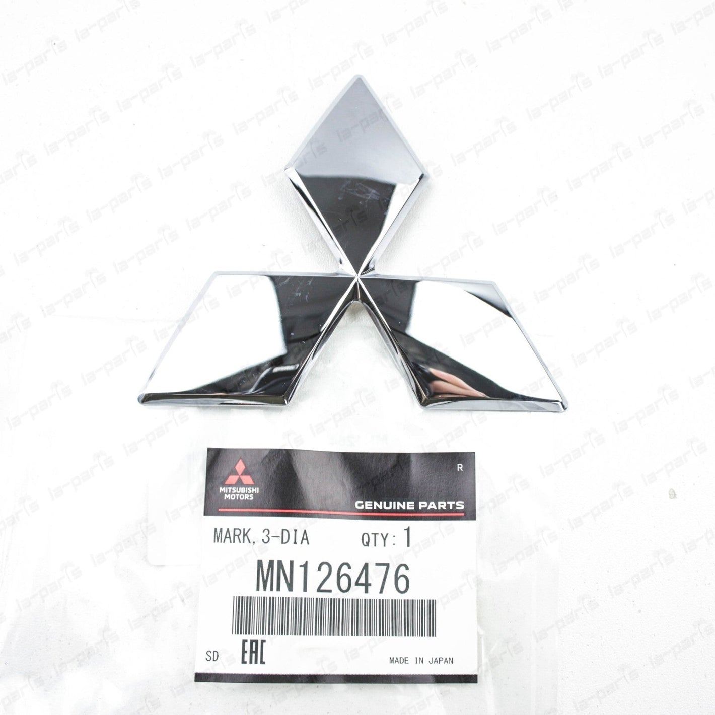 Genuine Mitsubishi 04-06 Lancer Galant Chrome Front Grille Logo Emblem MN126476