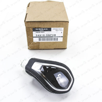 New Genuine OEM Nissan Infiniti Q50 Q60 QX60 QX80 A/T Shift Knob 34910-  9NF0B
