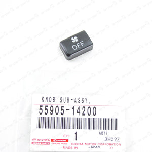 Genuine OEM Toyota 1993-1998 Supra JZA80 Off Fan Heater Control Knob 55905-14200
