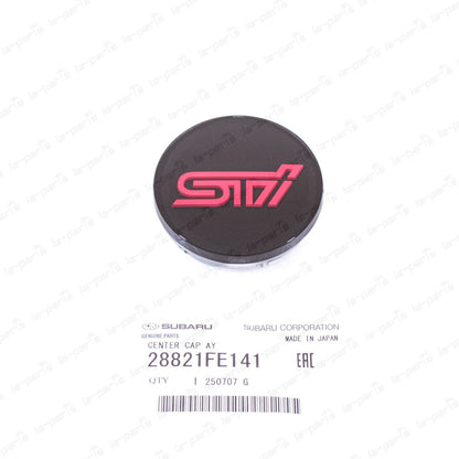 New Genuine OEM Subaru 07-23 Impreza WRX STi BBS Wheel Center Cap 28821FE141