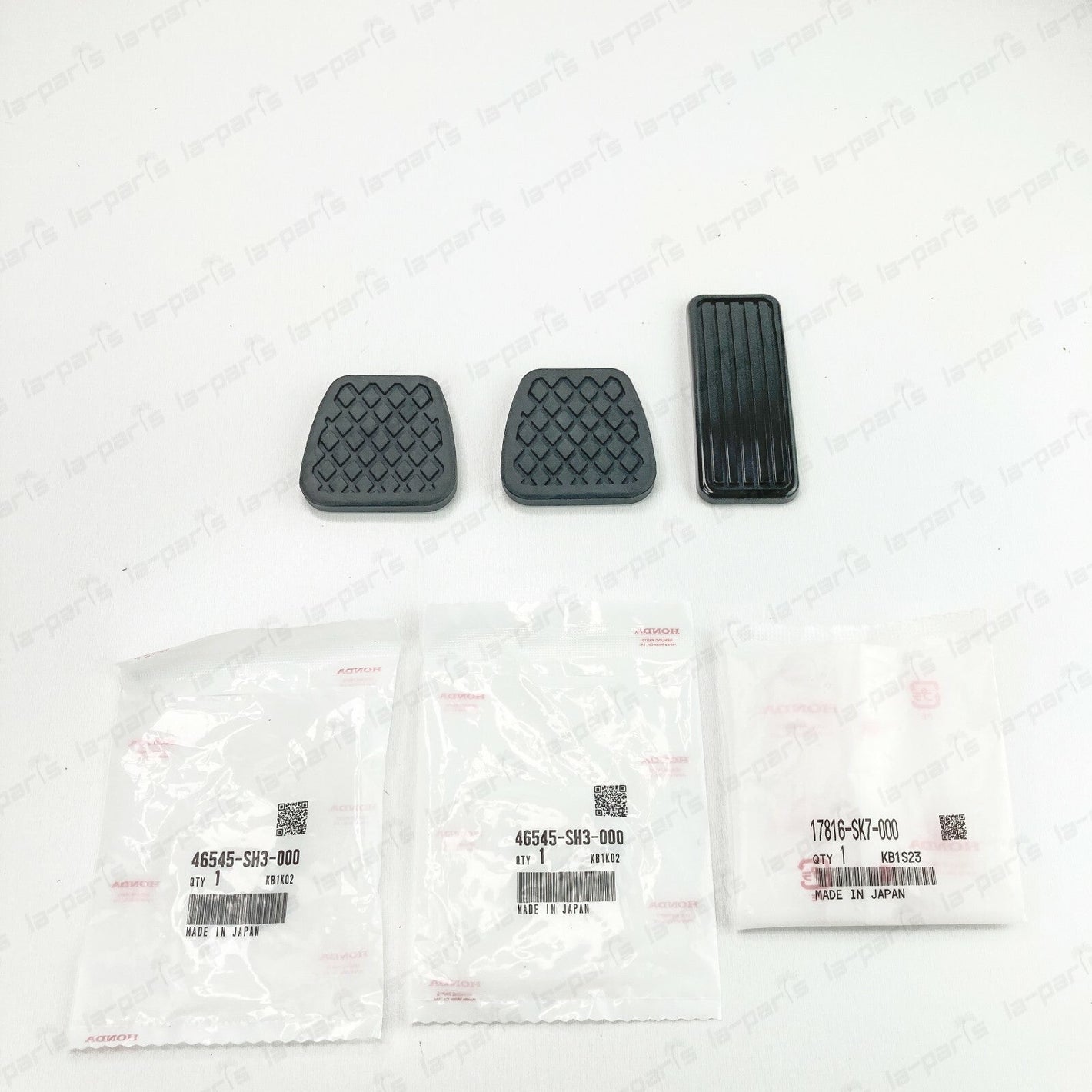 JDM Genuine For Honda CIVIC EK9 TYPE-R Gas / Brake / Clutch Pedal Pads Set