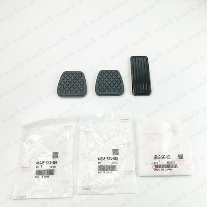 JDM Genuine For Honda CIVIC EK9 TYPE-R Gas / Brake / Clutch Pedal Pads Set