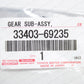 New Genuine OEM Toyota 92-97 LC 80 LX450 Speedometer Driven ATM Gear 33403-69235