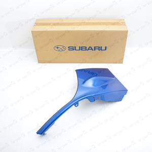 New Genuine Subaru Impreza 03-05 WRX STi Blue Front Bumper Driver Air Dam Skirt