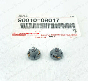 NEW GENUINE TOYOTA 90010-09017 COOLER CONTROL SWITCH BULB  SET OF 2