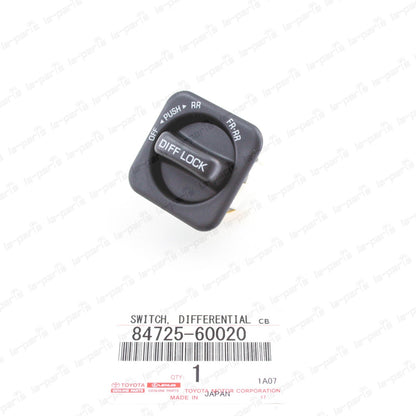NEW GENUINE FOR TOYOTA LC LEXUS LX450 DIFFERENTIAL LOCK SWITCH 84725-60020