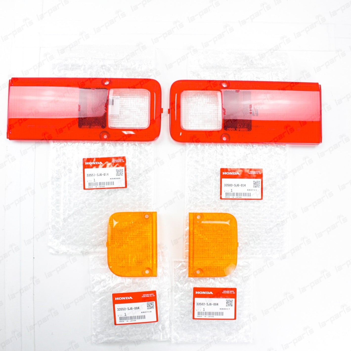 New Genuine OEM Honda Acty HA3 HA4 HA5 Tail Light & Turn Signal Lenses Set Of 4