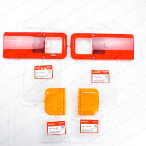 New Genuine OEM Honda Acty HA3 HA4 HA5 Tail Light & Turn Signal Lenses Set Of 4