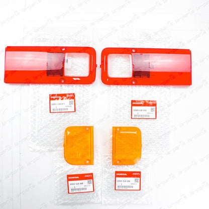 New Genuine OEM Honda Acty HA3 HA4 HA5 Tail Light & Turn Signal Lenses Set Of 4