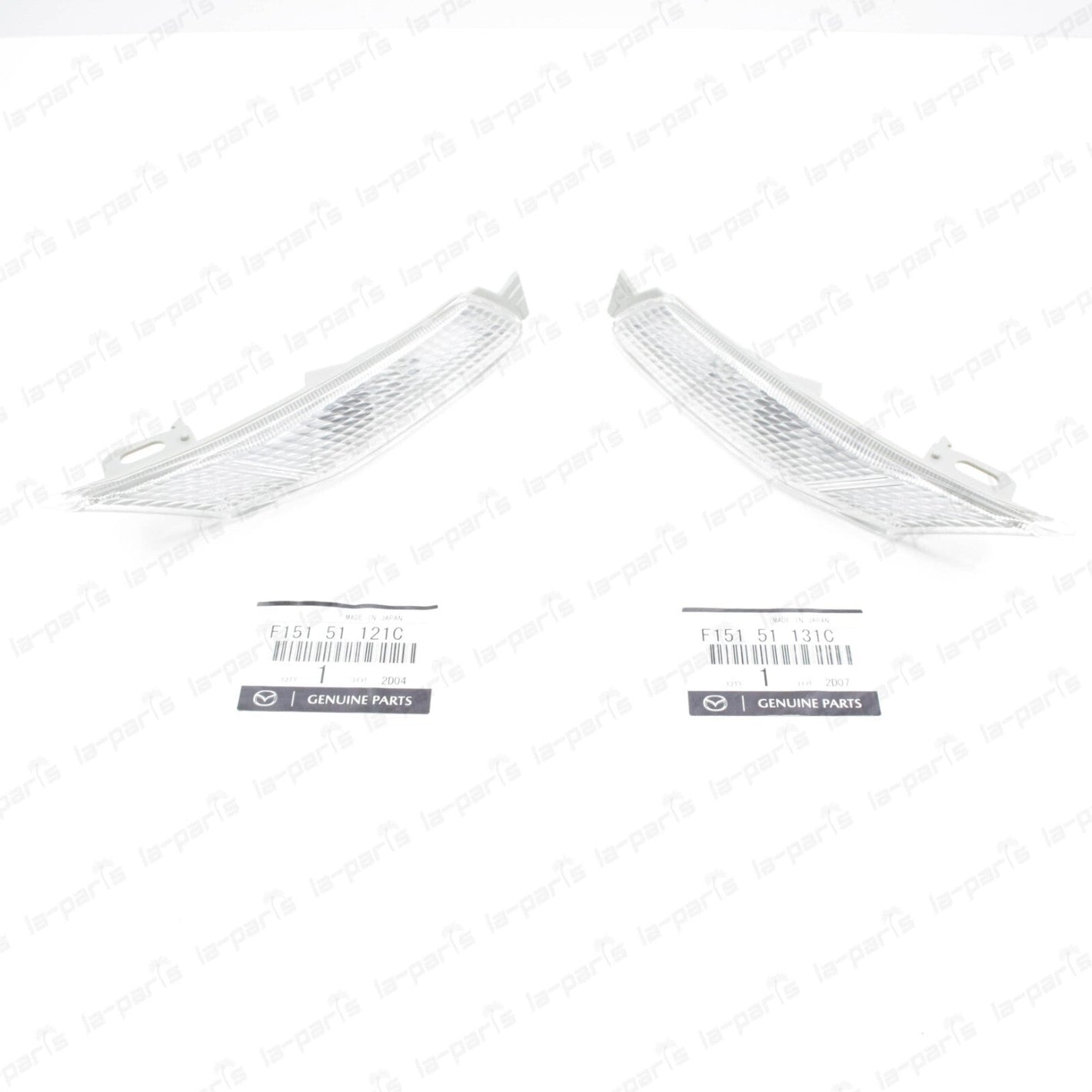 GENUINE MAZDA RX-8 CLEAR CORNER SIDE MARKERS INDICATOR LIGHTS SET  LEFT + RIGHT