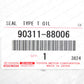 Genuine Toyota 4 Cyl 2.4L 2.7L Tacoma Crankshaft Rear Main Oil Seal 90311-88006