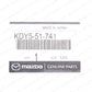 GENUINE MAZDA 13-15 CX-5 CX-9 FRONT RADIATOR GRILLE CHROME EMBLEM KDY5-51-741