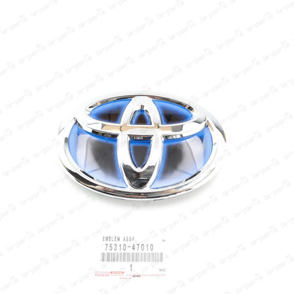 NEW GENUINE TOYOTA  HYBRID FRONT RADIATOR GRILLE EMBLEM BADGE 75310-47010