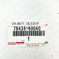 NEW GENUINE TOYOTA 91-97 LAND CRUISER FJ80 FZJ8 REAR LIFTGATE ORNAMENT