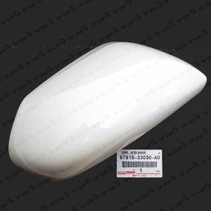 New Genuine Toyota 20-22 Prius 18-19 Camry White 040 Passenger Mirror Cover