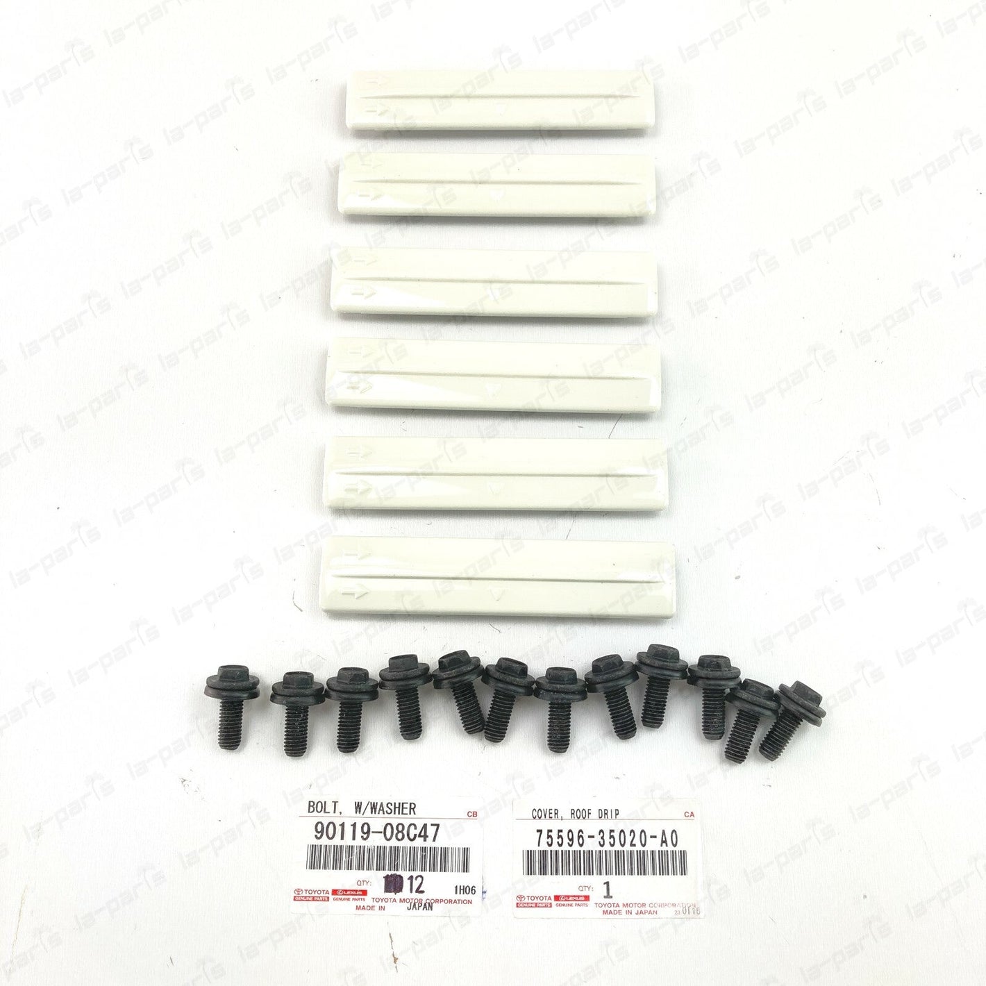 GENUINE TOYOTA 07-14 FJ CRUISER  ROOF RACK REMOVAL KIT COVER CLIPS & BOLTS SET