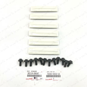 GENUINE TOYOTA 07-14 FJ CRUISER  ROOF RACK REMOVAL KIT COVER CLIPS & BOLTS SET