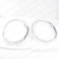 NEW GENUINE  TOYOTA 07-11 YARIS HATCH ROOF DRIP SIDE FINISH MOULDING SET OF 2