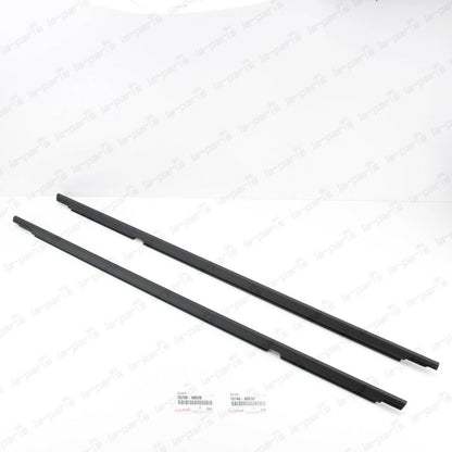 GENUINE TOYOTA LEXUS 91-97 LAND CRUISER FZJ80 LX450 REAR DOOR BELT MOULDING SET