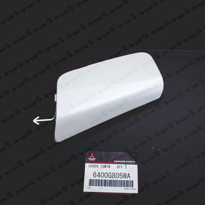 New Genuine OEM Mitsubishi 16-17 Lancer Front Bumper Tow Hook Eye Cap 6400G805WA