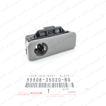 New Genuine OEM Toyota 03-09 4Runner Stone Color Glove Box Lock 55506-35020-B0