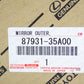New Genuine Toyota FJ CRUISER RH Outside Passenger Side Mirror 87931-35A00