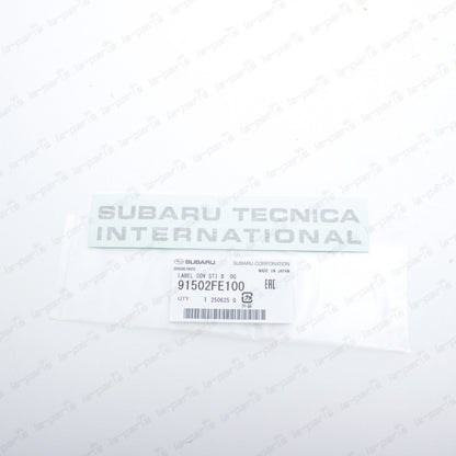 New Genuine OEM Subaru 2004-2005 Impreza WRX STi Fog Cover Decal 91502FE100