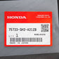 GENUINE HONDA 88-91 CIVIC CRX EF8 EF9 RED SI REAR BADGE EMBLEM 75723-SH2-A21ZB