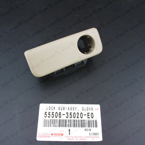 New Genuine OEM Toyota 03-09 4Runner Fawn Color Glove Box Lock 55506-35020-E0