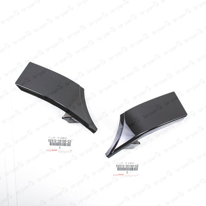 New Genuine OEM Toyota FJ Cruiser 2007-2014 Black Front Bumper Filler PAIR