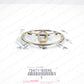 New Genuine OEM Toyota Land Cruiser J100 Rear GOLD Logo Emblem  75471-60040