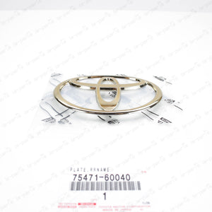 New Genuine OEM Toyota Land Cruiser J100 Rear GOLD Logo Emblem  75471-60040