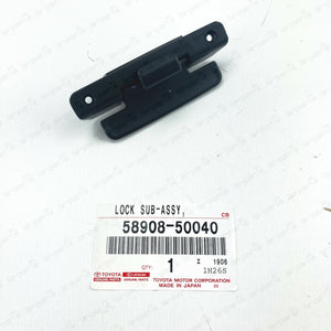 GENUINE LEXUS 01-06 LS430 CENTER CONSOLE COMPARTMENT COVER LOCK 58908-50040