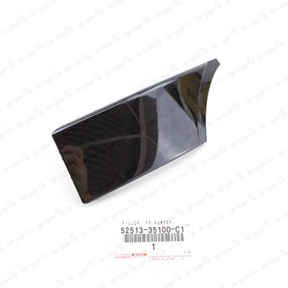 New Genuine Toyota FJ Cruiser 07-14 black Front LH Bumper Filler 52513-35100-C1