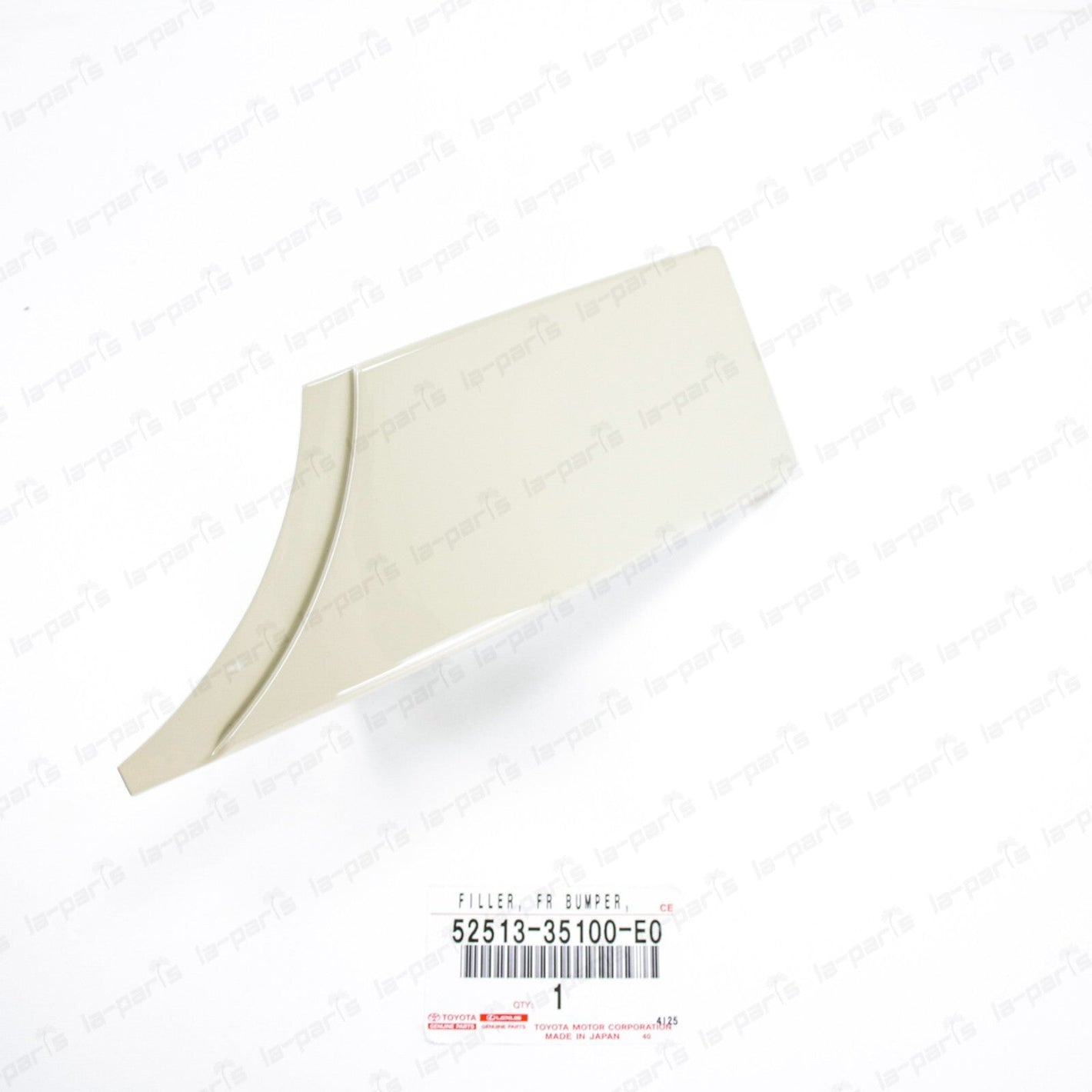 New Genuine Toyota FJ Cruiser Beige Front Driver Bumper Filler 52513-35100-E0