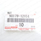 New Genuine OEM Toyota Lexus Sway Bar Link Nut 90179-12151 Qty: 4