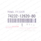 NEW GENUINE TOYOTA 09-13 COROLLA DRIVER DOOR WINDOW SWITCH BEZEL 74232-12620-B0