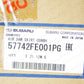 New Genuine Subaru Impreza 03-05 WRX STi Blue Front Bumper Air Dam Skirt PAIR