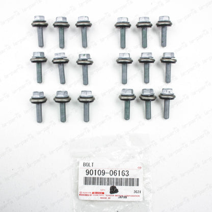 Genuine OEM Toyota 8 Cyl 4.7L 2UZFE Cylinder Head Cover Bolt 90109-06163 Qty: 18