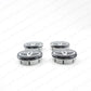 GENUINE TOYOTA 13-16 GT86 86 ZN6 SCION FRS BLACK CENTER WHEEL CAPS JDM SET OF 4