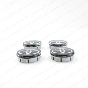GENUINE TOYOTA 13-16 GT86 86 ZN6 SCION FRS BLACK CENTER WHEEL CAPS JDM SET OF 4